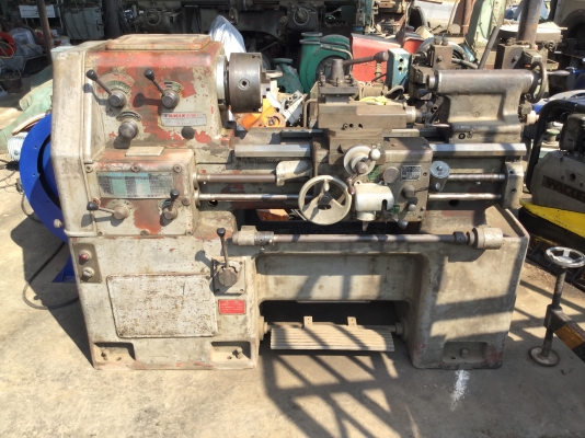 ** Sold ** กลึงยุ่น TAKISAWA TSL-550 ขนาด 4 ฟุตหนักฐานหล่อ เกียร์บล็อค 3 เพลาเด้งเบรค ไฟ 380V. สดนอกมาเทสได้!!