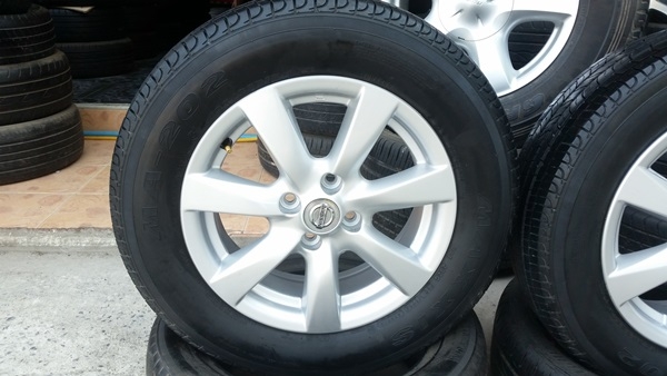 ขายล้อNISSAN ALMERA VL15 195/65/15 ปี 14 4 ล้อ ขายล้อNISSAN ALMERA VL15 195/65/15 ปี 14 4 ล้อ