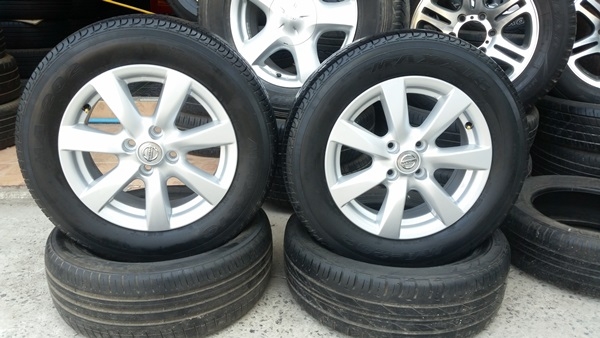 ขายล้อNISSAN ALMERA VL15 195/65/15 ปี 14  4 ล้อ