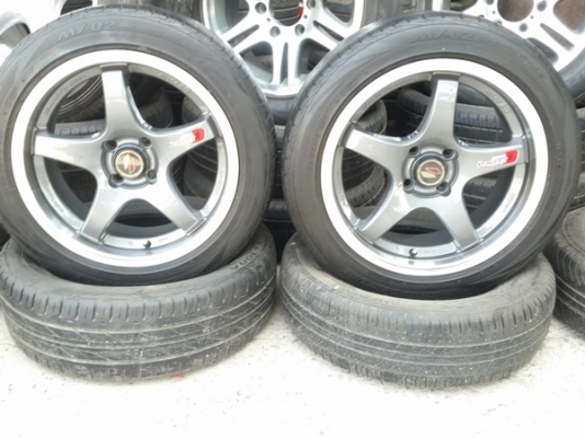 ขายล้อแม็กซ์ Project D1 ขอบ16หน้า7 ET38 พร้อมยาง 4 ล้อ