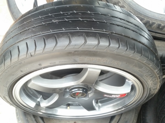 ขายล้อแม็กซ์ Project D1 ขอบ16หน้า7 ET38 พร้อมยาง 4 ล้อ