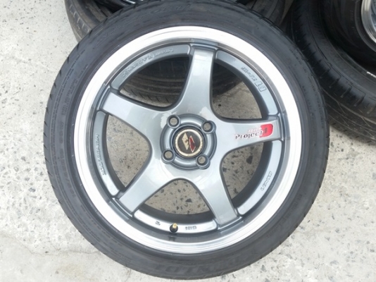 ขายล้อแม็กซ์ Project D1 ขอบ16หน้า7 ET38 พร้อมยาง 4 ล้อ