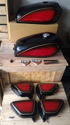 ถังน้ำมัน Honda Cg เบิกใหม่ ทั้งชุด พร้อมใช้