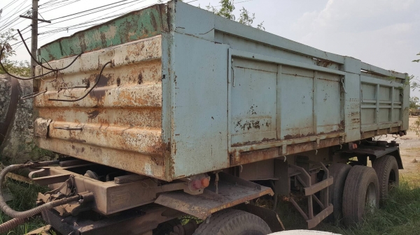 ขาย ลูกพ่วงดั้ม 3 เพลา ยาว 6 เมตร อู่สามมิตรมอเตอร์ เอกสารเล่มทะเบียนครบ