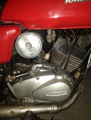 ขาย Kawasaki G7 เดิมๆสภาพสวยมีทะเบียนพร้อมโทรราคา 13000 บาท