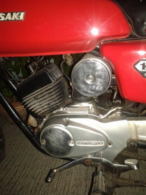 ขาย Kawasaki G7 เดิมๆสภาพสวยมีทะเบียนพร้อมโทรราคา 13000 บาท