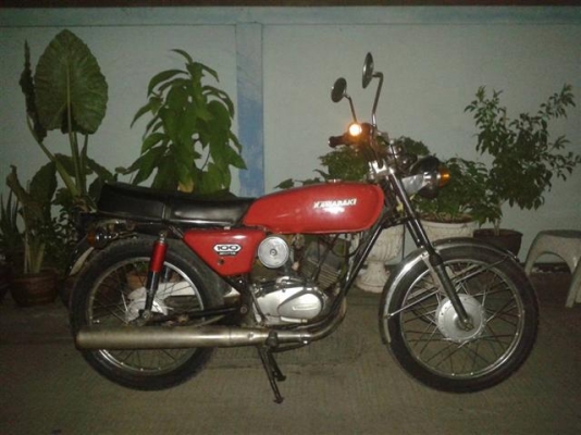 ขาย Kawasaki G7 เดิมๆสภาพสวยมีทะเบียนพร้อมโทรราคา 13000 บาท