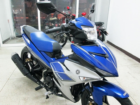 (โอนฟรี) ขาย Exciter 150 ปี 2015 ไมล์แท้ 5458 กม แรงด้วยขุมกำลัง 150 CC สภาพสวยเดิมๆ เครื่องแน่ๆ สีน้ำเงิน เทา ราคา 50900 บาท