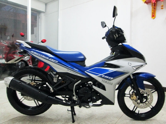 (โอนฟรี) ขาย Exciter 150 ปี 2015 ไมล์แท้ 5458 กม แรงด้วยขุมกำลัง 150 CC สภาพสวยเดิมๆ เครื่องแน่ๆ สีน้ำเงิน เทา ราคา 50900 บาท