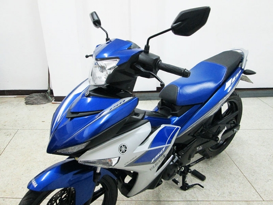 (โอนฟรี) ขาย Exciter 150 ปี 2015 ไมล์แท้ 5458 กม แรงด้วยขุมกำลัง 150 CC สภาพสวยเดิมๆ เครื่องแน่ๆ สีน้ำเงิน เทา ราคา 50900 บาท
