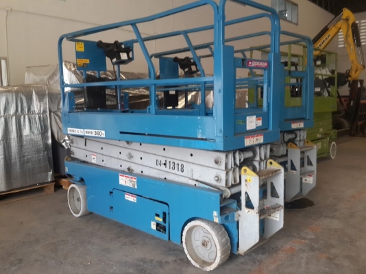 ***รถกระเช้าขากรรไกร ระบบไฟฟ้า Genie GS2032 *** สินค้านำเข้าจากญี่ปุ่นโดยตรง ติดต่อ ใหม่ 061-4194022