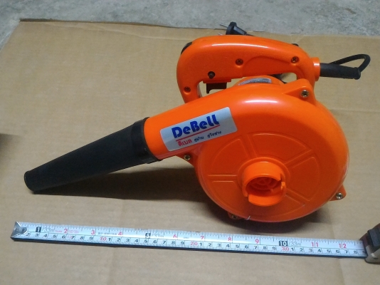 โบเวอร์ เป่า - ดูด ลมกำลังแรงแบบพกพา ยี่ห้อ De BELL ขนาดกำลัง 500 W. ปรับรอบสปีดความเร็วได้