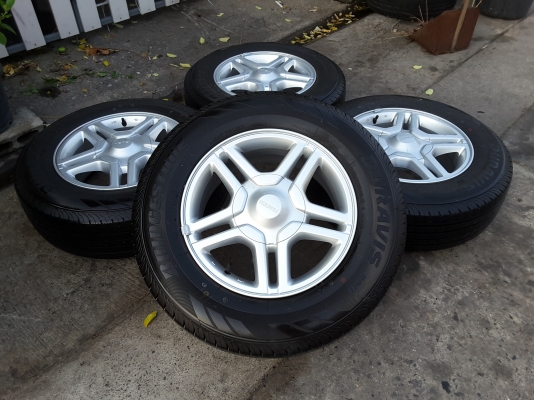ล้อ isuzu blue power 1.9 ddi พร้อมยาง 215 70 16 ถอดป้ายแดง ชุดล่ะ 14500