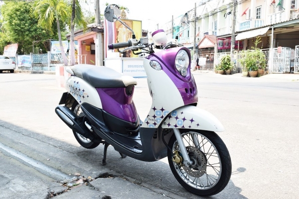 Fino 2012 รถบ้านแท้ เล่มทะเบียนชุดโอนภาษีพรบครบ ทะเบียนสวย