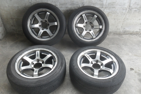 ล้อแม็ก18นิ้ว6รุ TE37 ไร้อมยาง สวยๆ 4 ล้อ ราคา 8900 บาท