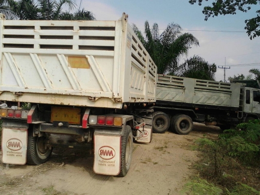 รถฮีโน่ 10 ล้อดั๊ม FM3M  240 แรงม้า ปี 38.  ( ขาย แม่ , ลูก. )     สนใจติดต่อ  081 - 6079515