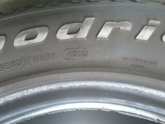 BF All USA. 265/70/16 ปลายปี10 สภาพสวยๆ 1ชุด