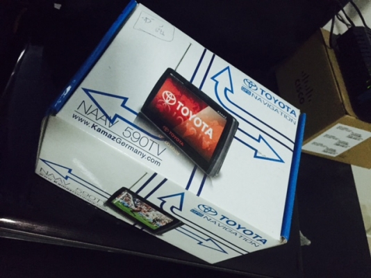 ขาย GPS ของ Toyota Kamaz NAAV 590TV ระบบนำทางที่ดีที่สุด ไม่พาหลง ไม่พาเข้าทางตัน ระบบนำทางมีเสียงคนพูดเป็นภาษาไทย พร้อมรับชม TVได้ในตัว