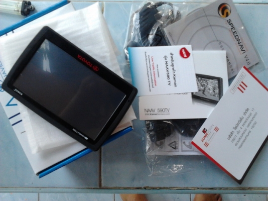 ขาย GPS ของ Toyota Kamaz NAAV 590TV ระบบนำทางที่ดีที่สุด ไม่พาหลง ไม่พาเข้าทางตัน ระบบนำทางมีเสียงคนพูดเป็นภาษาไทย พร้อมรับชม TVได้ในตัว