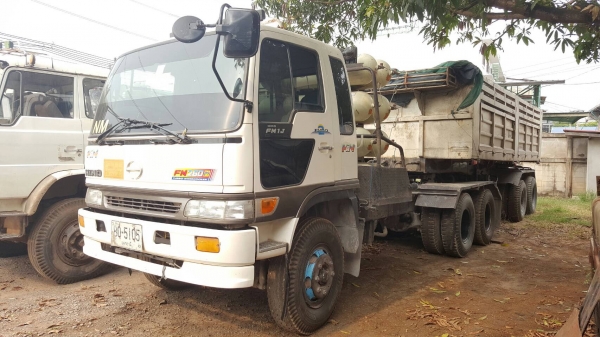 ขาย หัวลาก HINO เครื่อง EP100 โบอินเตอร์ 285 แรงม้า ติดแก๊ส NGV 8 ถัง มีสโลว์กลาง พร้อมหางเซมิดั้ม 2 เพลา ยาว 7 เมตร ยางเต็ม ทะเบียนเต็มพร้อมโอนครับ