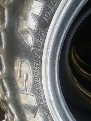 Maxxis MT 764 ขนาด 30/9.5/15 ปี13 สภาพสวยๆ 1ชุด