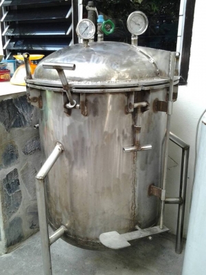 ถังนึ่งแรงดัน สำหรับเพาะเชื้อเห็ด สแตนเลสหนามากๆ