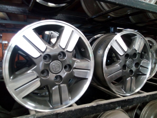 แม็กขอบ 15 TOYOTA VIGO 15x6JJ. ขนาด 5 รู สวยๆ ชุด 4 วง tel.081-427-3941 ไลน์ไอดี 0814273941 แม็กขอบ 15 TOYOTA VIGO 15x6JJ. ขนาด 5 รู สวยๆ ชุด 4 วง tel.081-427-3941 ไลน์ไอดี 0814273941