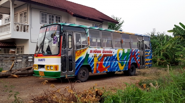 ขายรถบัสพัดลม 6 ล้อ ราคาถูก