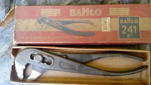 ขายคีมปากขยายBahco Made in Sweden.งานเก่าเก็บ