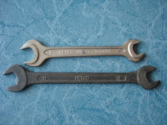 ประแจปากตาย HEYCO made in Germany มือสอง 2 อัน