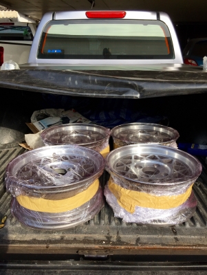 ขายแม็กซ์ TURBO ขอบ 13" 4 รู 110 MIRA กว้าง 5.5" ญี่ปุ่นแท้