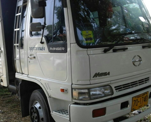 หกล้อ ฮีโน่ FD176 HO7D195แรง แอร์เย็นๆ ยาง8.25ช่วงยาว 6.20ม สภาพดีสวยพร้อมใช้งาน ทะเบียนพร้อมโอน