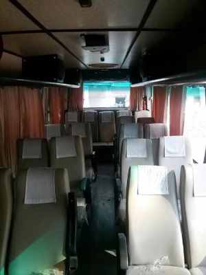 HINO บัส มือ 1 สวยเดิม คัสซี FC 4J HKZ เครื่อง Jo5c  ( 24 ที่นั่ง)