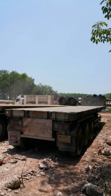 ขายหางพื้นเรียบสามมิตร 3 เพลาปี 2552 กับ ปี 2556 ราคา 380000 ขายหางพื้นเรียบสามมิตร 3 เพลาปี 2552 กับ ปี 2556 ราคา 380000