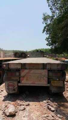 ขายหางพื้นเรียบสามมิตร 3 เพลาปี 2552 กับ ปี 2556 ราคา 380000 ขายหางพื้นเรียบสามมิตร 3 เพลาปี 2552 กับ ปี 2556 ราคา 380000