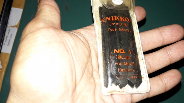 ขายใบเลื่อยจิ๊กซอ15ใบ งานเก่าเก็บญี่ปุ่น