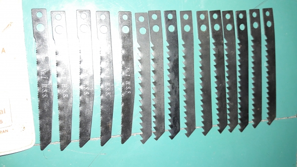 ขายใบเลื่อยจิ๊กซอ15ใบ งานเก่าเก็บญี่ปุ่น
