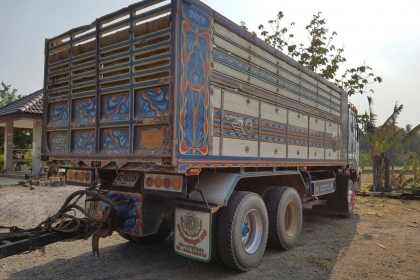 ขายรถพ่วงดัมพ์ ISUZU เครื่อง 360 แรง ปี 56 กระบะดัมพ์มิเนียมแม่ลูก ลูก 3 เพลายัด ไมล์ 115,xxx สดและผ่อน