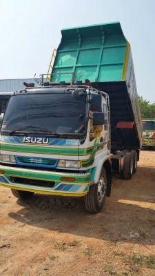 ขายรถบรรทุกดัมพ์ ISUZU DECA เครื่อง 195 turbo inter -230 แรง ปี 42 กระบะดัมพ์มิเนียม เกียร์ฟูลเลอร์ รถสวยพร้อมใช้งาน