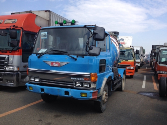รถโม่ปูน HINO เก่าญี่ปุ่น โม่ 4.4 คิว