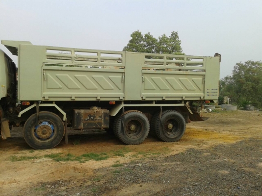 ขายรถดั้ม2เพลา HINO FM3M เครื่อง240แรง พาวเวอร์ ทิฟฟี่ สโลเดิม ภายในสวย แอร์เย็นฉ่ำ มีลำโพงลากพ่วง ยางใหม่สภาพดี เอกสารพร้อมโอน