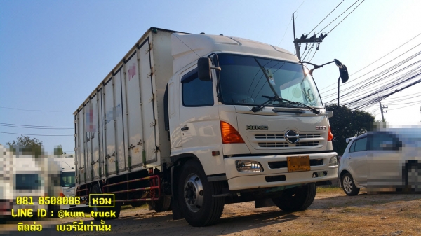 Hino 500 ปี51 ตู้สิบบานยาว 7.3เมตร
