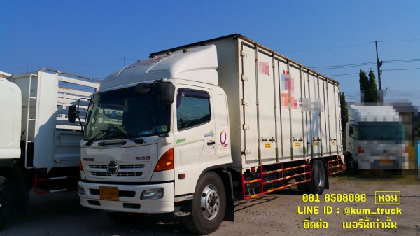 Hino 500 ปี51 ตู้สิบบานยาว 7.3เมตร