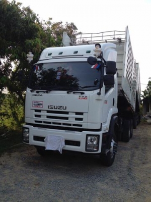 ขายรถสิบล้อ ISUZU DECA FXZ NGV 360แรง ปี56 พ่วงแม่ลูก ราคาขาย 2,600,000 ต่อรอง สนใจ 0932795977 คุณสุชาติ รายละเอียดรถ ปีรถจดทะเบียน 2556เลขเครื่อง 6UZ14 360แรงม้า เกียร์ ZF ดัมพ์สามมิตร รถวิงน้อย 170.000