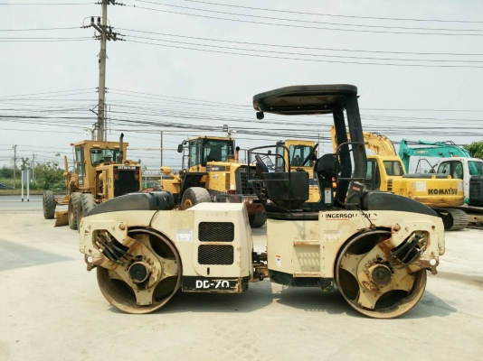 มาใหม่ ขายรถบด 7ตัน ยี่ห้อ Ingersoll Rand DD70 รถเก่านอกสวย นำเข้าจาก USA แท้ ไม่เคยใช้งานในไทย สภาพเดิมๆ เอกสารครบ มาใหม่ ขายรถบด 7ตัน ยี่ห้อ Ingersoll Rand DD70 รถเก่านอกสวย นำเข้าจาก USA แท้ ไม่เคยใช้งานในไทย สภาพเดิมๆ เอกสารครบ