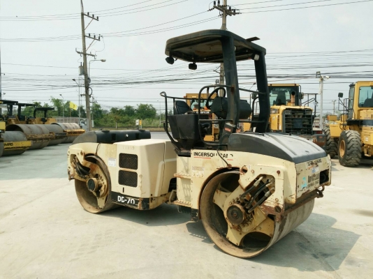 มาใหม่ ขายรถบด 7ตัน ยี่ห้อ Ingersoll Rand DD70 รถเก่านอกสวย นำเข้าจาก USA แท้ ไม่เคยใช้งานในไทย สภาพเดิมๆ เอกสารครบ มาใหม่ ขายรถบด 7ตัน ยี่ห้อ Ingersoll Rand DD70 รถเก่านอกสวย นำเข้าจาก USA แท้ ไม่เคยใช้งานในไทย สภาพเดิมๆ เอกสารครบ