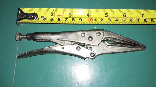 ขายคีมล๊อกปากยาวขนาด7"งานเก่าเก็บTOOLSMITH Made in China. ขายคีมล๊อกปากยาวขนาด7"งานเก่าเก็บTOOLSMITH Made in China.