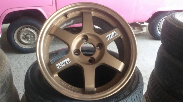 ขายล้อแม็กใหม่ตัวโชว์ te37 15" สนใจติดต่อ ตาเล็ก ล้อและยางครับ 081-3747940