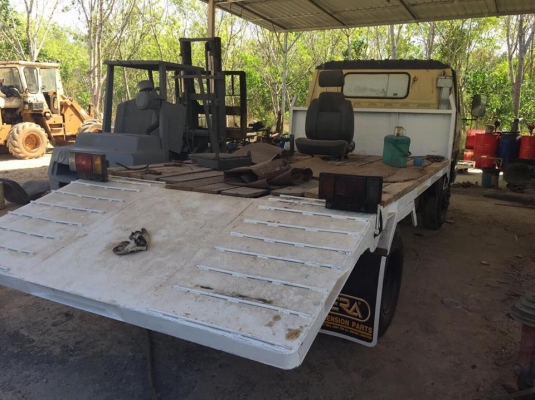 6 ล้อท้ายลาด 120 แรง(เดิม115) ลงเล่มแล้ว ภาษีปี 60 รถสภาพดี สวย เล่มทะเบียนพร้อม