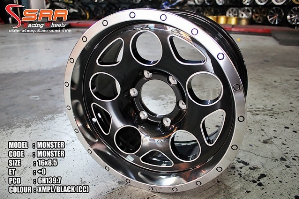 ล้อใหม่ MONSTER ขอบ16 6H139.7 ราคาพิเศษ
